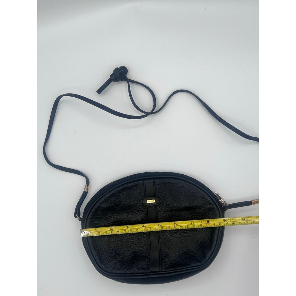 Vintage Bally Black Leather Crossbody Bag - Picture 6 of 6